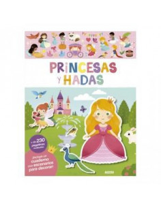 Libro De Stickers Princesas Y Hadas