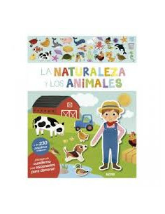 Libro De Stickers La Naturaleza Y Los Animales