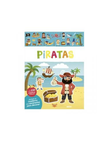Libro De Stickers Piratas