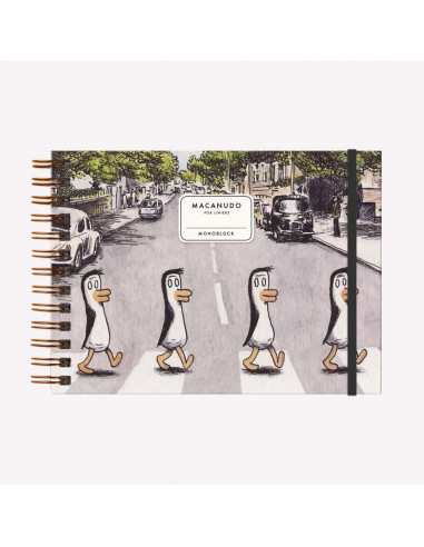 Cuaderno Apaisado 21x15 Oinguinos Beatles