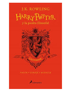 Harry Potter Y La Piedra Filosofal Gryffindor Rojo