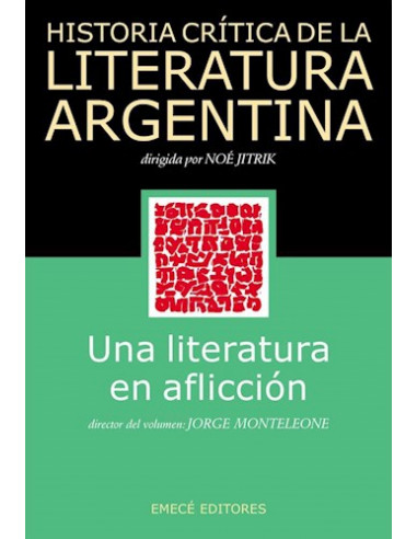 Historia Critica De La Literatura Argentina