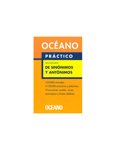 Oceano Practico Diccionario Sinonimos Y Antonimos