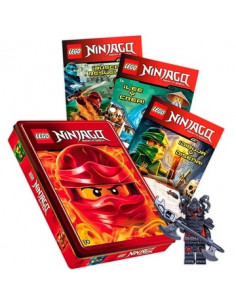 Lego Ninjago *paquete Libros Actividades + Caja Metalica*