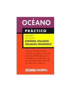 Diccionario Oceano Italiano Español Practico