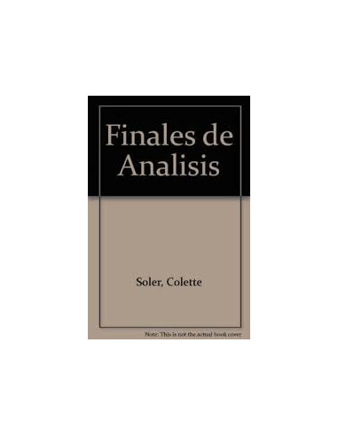 Finales De Analisis