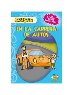 Agustin En La Carrera De Autos