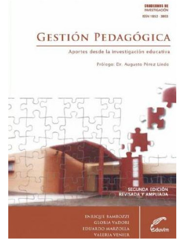 Gestion Pedagogica
* Aportes Desde La Investigacion Educativa