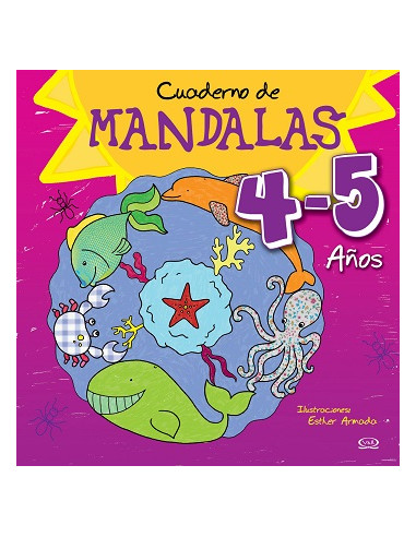 Cuaderno De Mandalas 4 A 5 Años