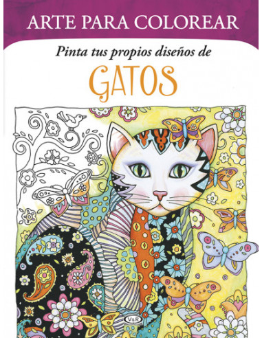 Arte Para Colorear Pinta Tus Propios Diseños De Gatos