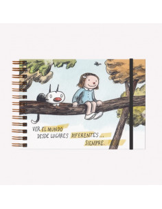 Cuaderno Apaisado 22x16 Liniers - Lugares Diferentes