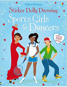 Sticker Dolly Dressing Sports Girls And Dancers