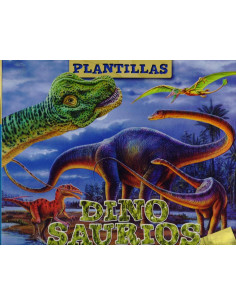 Plantillas Dinosaurios Contiene 5 Plantillas Stenciles