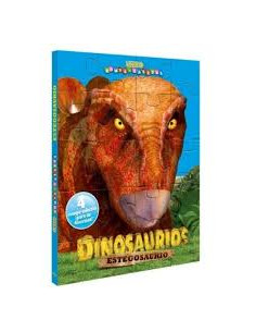 Libro Rompecabezas Dinosaurios Estegosaurio