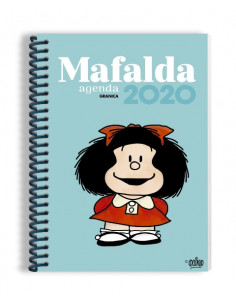 Agenda Mafalda 2020 Anillada Azul