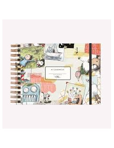 Cuaderno Apaisado 22x16 Liniers - Cuaderno De La Imaginacion