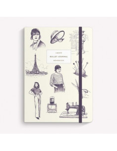 Cuaderno Cosido Punteado 15x21 Coco Chanel