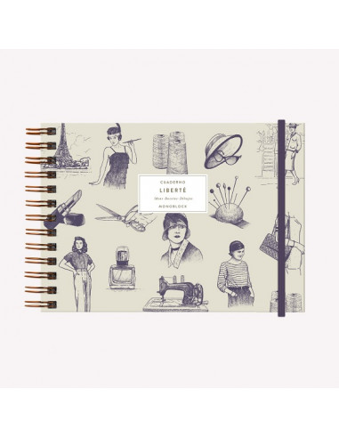 Cuaderno Apaisado 21x15 Coco Chanel