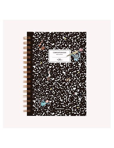 Cuaderno A5 Punteado 2019 Liniers Composition Td