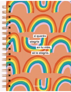 Cuaderno A5 Punteado 2019 Se La Alegria Td